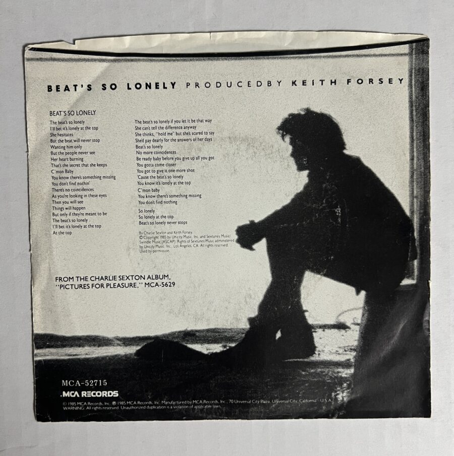 Charlie Sexton - Beat's So Lonely / Attractions - Image 4