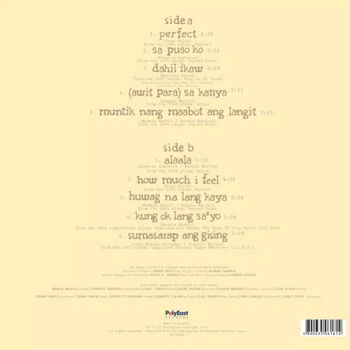 True Faith - The Perfect Collection Vinyl LP - Image 2