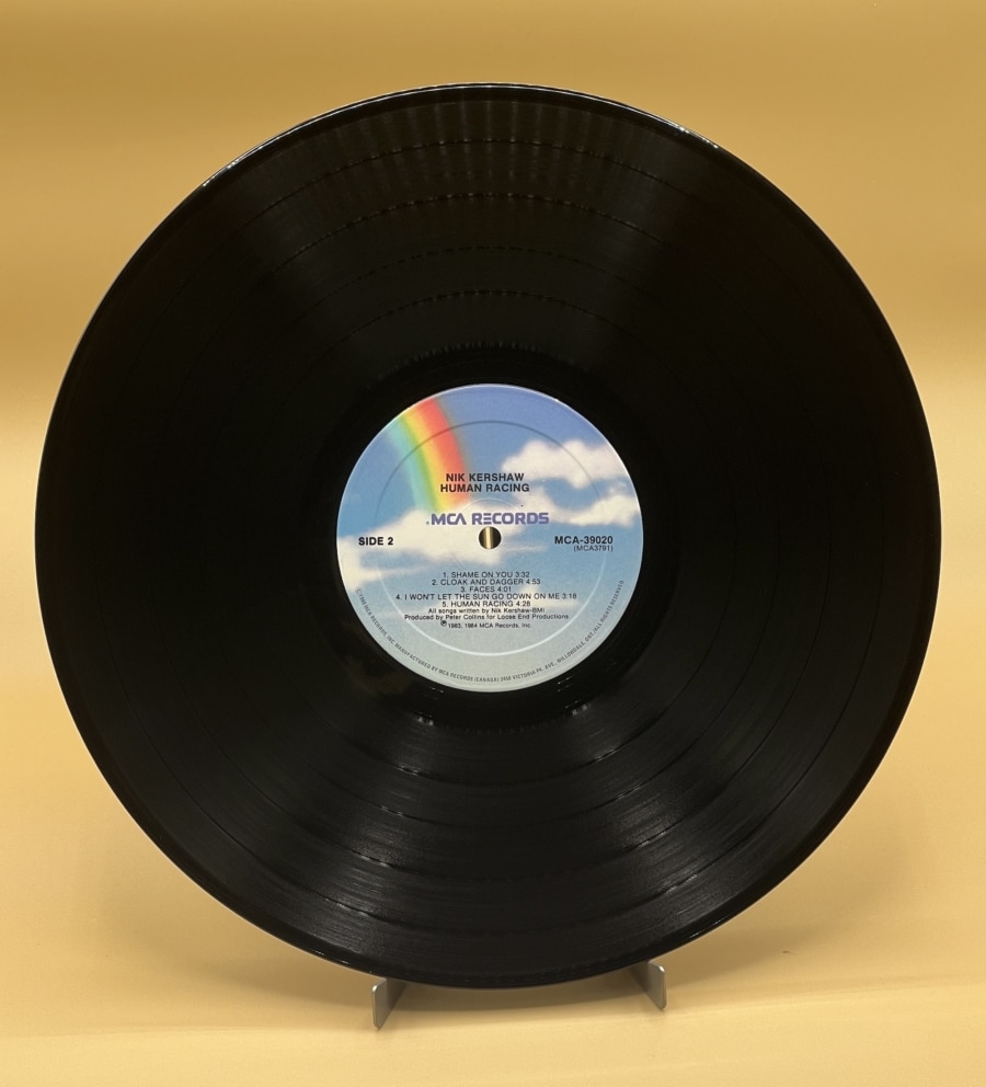 Nik Kershaw - Human Racing **Used Vinyl LP** - Image 3