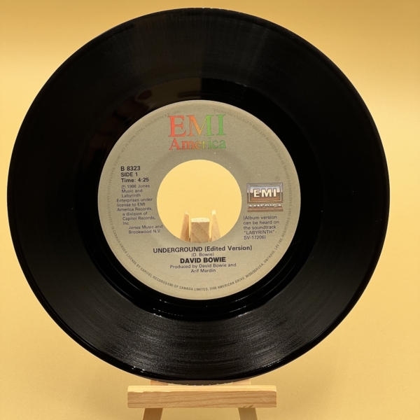 David Bowie - Underground (Edited Version) / Underground (Instrumental) **Used 7 inch**
