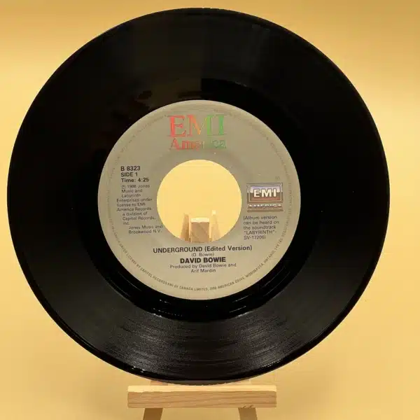 David Bowie - Underground (Edited Version) / Underground (Instrumental) **Used 7 inch**