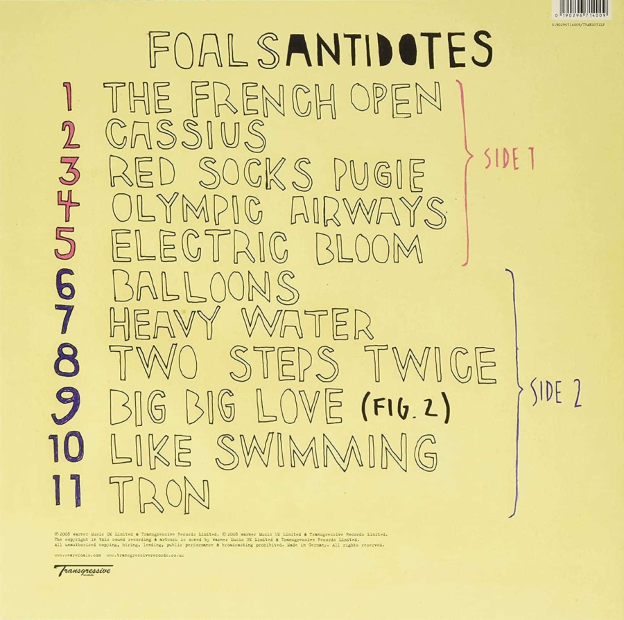 Foals - Antidotes (Limited Recycled Colored) Vinyl LP - Image 2