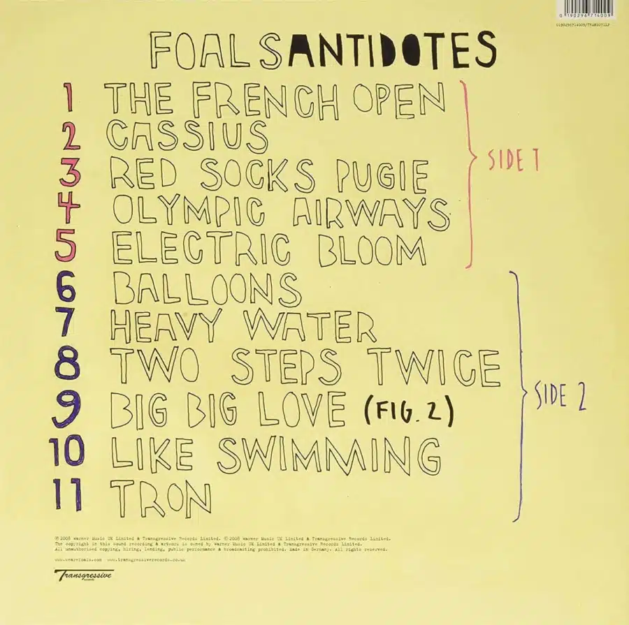 Foals - Antidotes (Limited Recycled Colored) Vinyl LP - Image 2