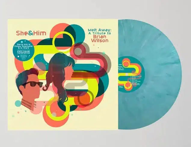 She and Him - Melt Away: A Tribute To Brian Wilson (Seaside Opaque Vinyl LP) - Image 2