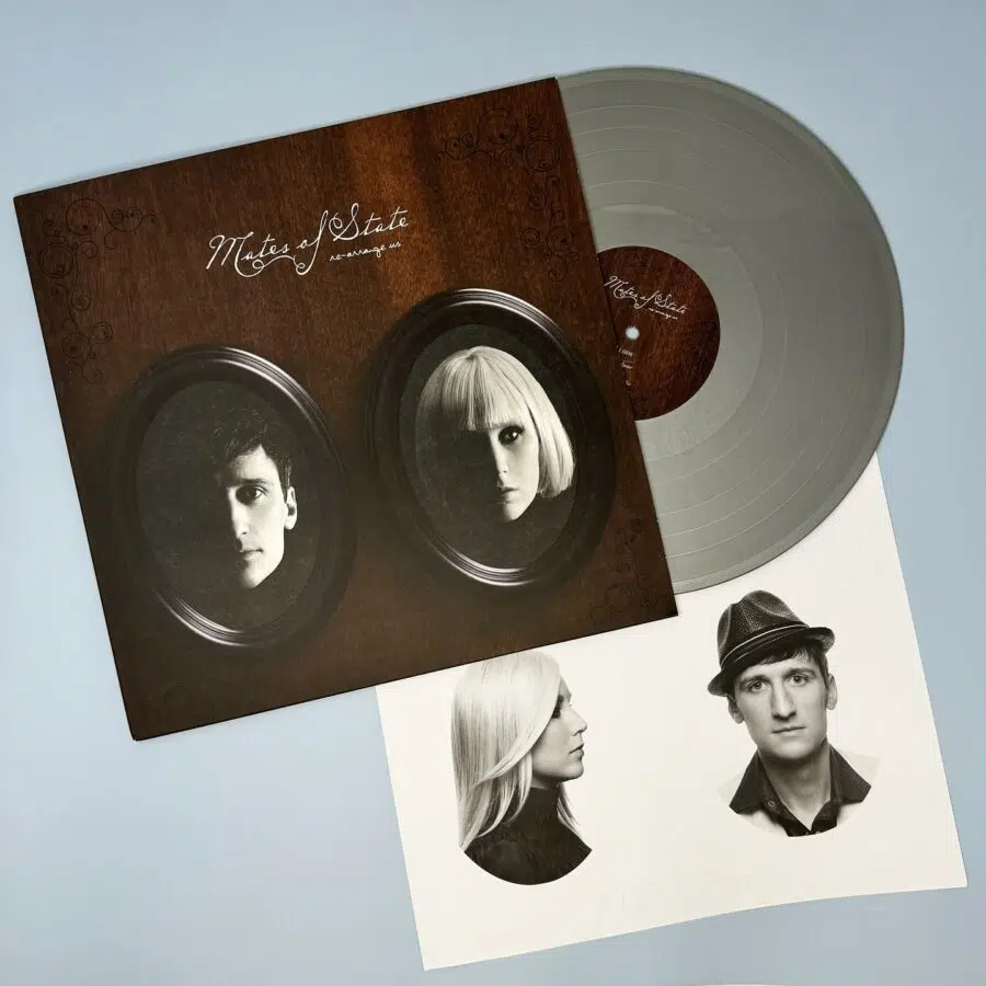 Mates of State - Re-Arrange Us (Silver Vinyl) - Image 2