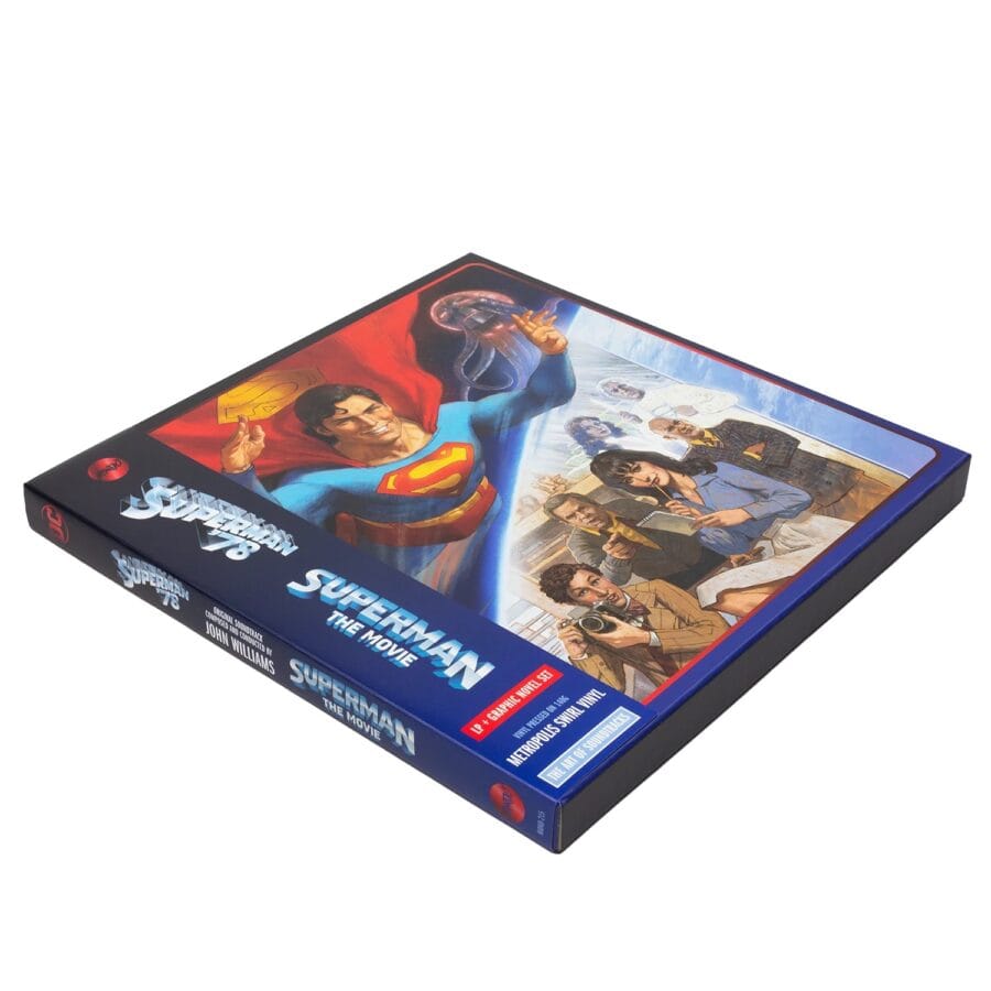 Superman: The Movie (Metropolis Swirl 2LP Vinyl & Graphic Novel Box Set) - Image 4