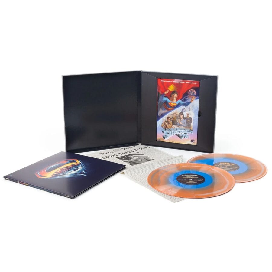 Superman: The Movie (Metropolis Swirl 2LP Vinyl & Graphic Novel Box Set) - Image 6