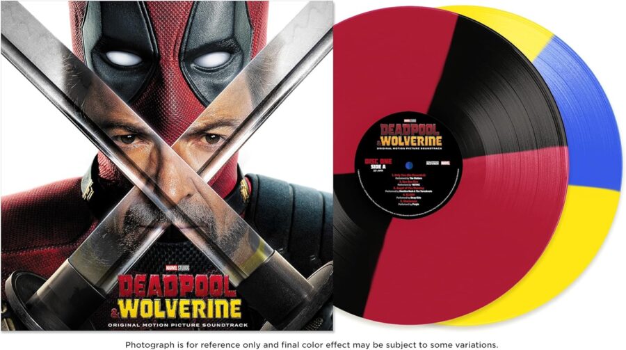 Deadpool & Wolverine (Original Motion Picture Soundtrack) - 2LP Deadpool Red & Black Vinyl and Wolverine Yellow and Blue Vinyl - Image 2