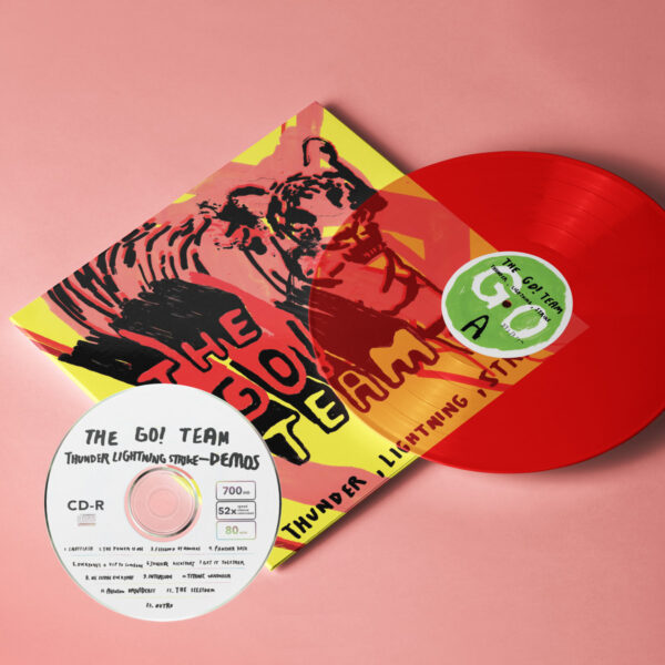 The Go! Team - Thunder, Lightning Strike (20th Anniversary Red Vinyl LP with CD-R)