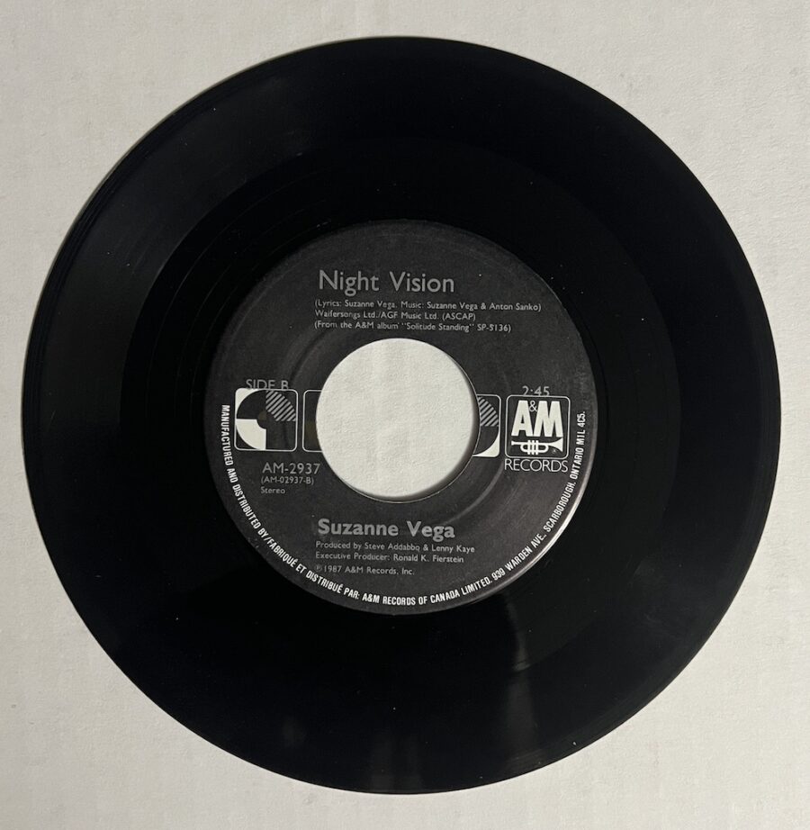 Suzanne Vega - Luka / Night Vision **Used 7-inch** - Image 2