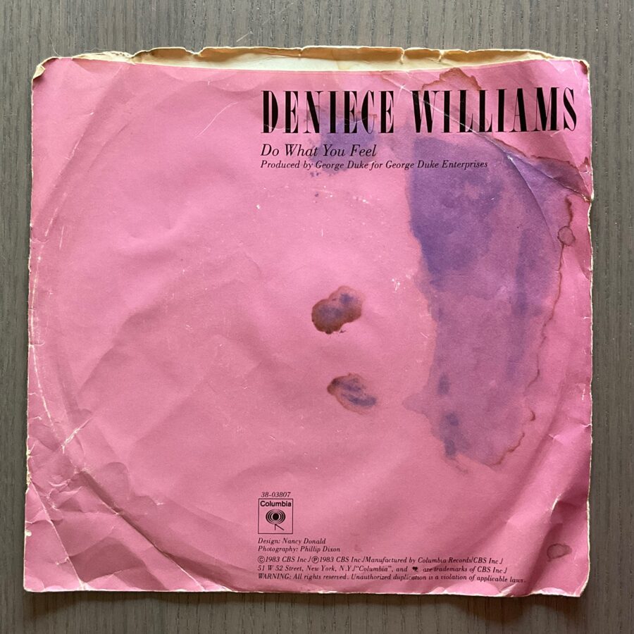 Deniece Williams - Do What You Feel / Love, Peace And Unity **Used 7-Inch** - Image 3