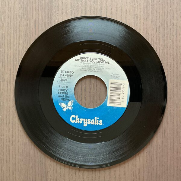 Huey Lewis and the News - Stuck With You / Don't Ever Tell Me That You Love Me **Used 7-Inch**