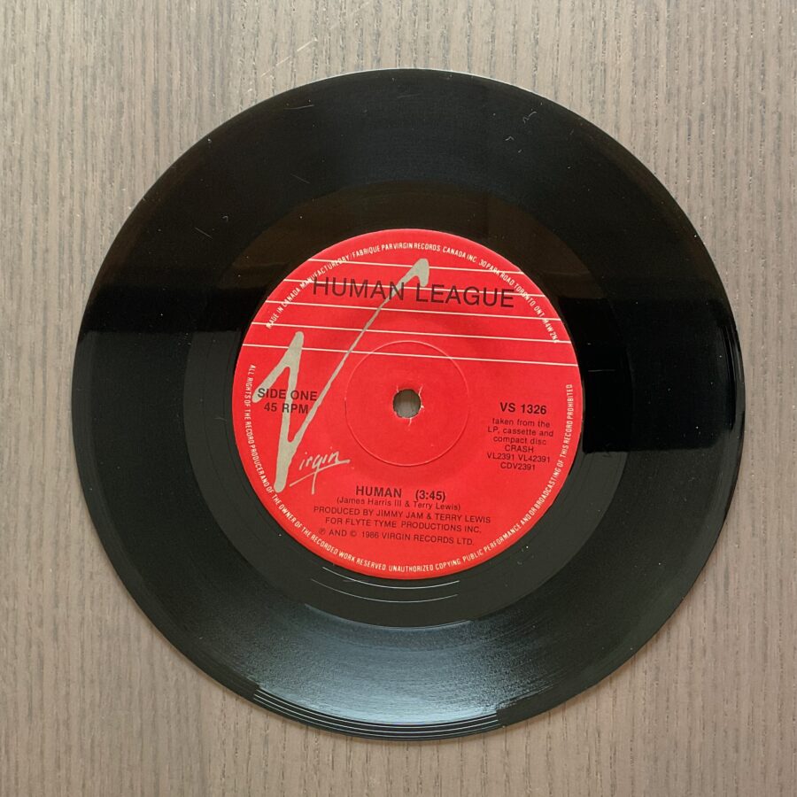 The Human League - Human / Human (Instrumental Version) **Used 7-Inch** - Image 2