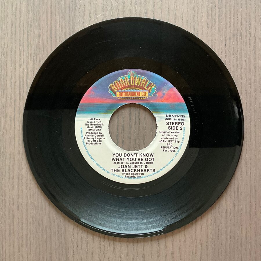 Joan Jett & The Blackhearts - I Love Rock 'N Roll / You Don't Know What You've Got **Used 7-Inch** - Image 2