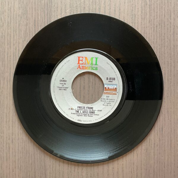 The J. Geils Band - Freeze-Frame **Used 7-Inch**