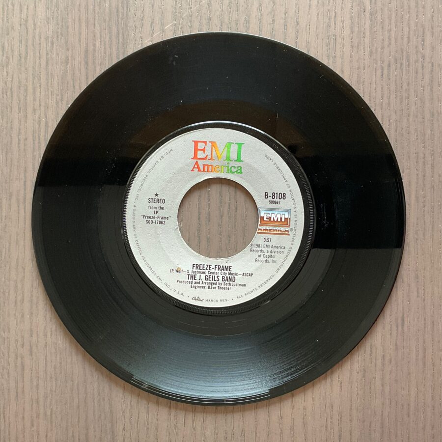 The J. Geils Band - Freeze-Frame **Used 7-Inch**