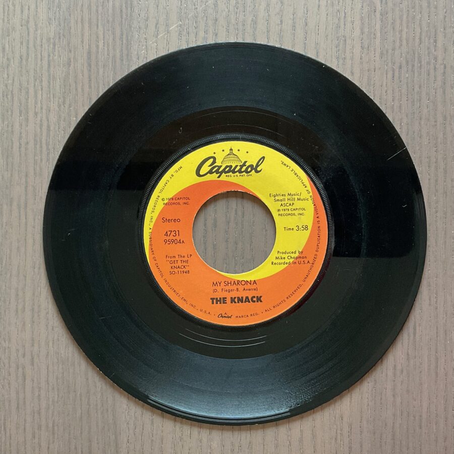 The Knack - My Sharona / Let Me Out **Used 7-Inch**