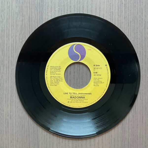 Madonna - Live to Tell **Used 7-Inch**