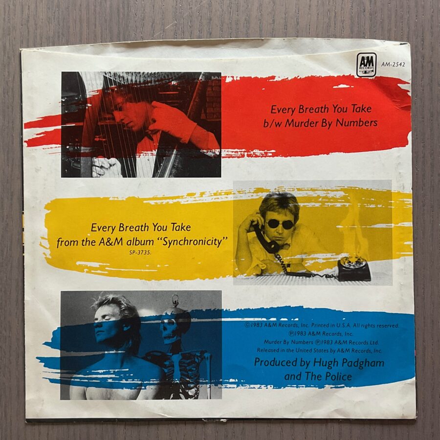 The Police - Every Breath You Take / Murder By Numbers **Used 7-Inch** - Image 2