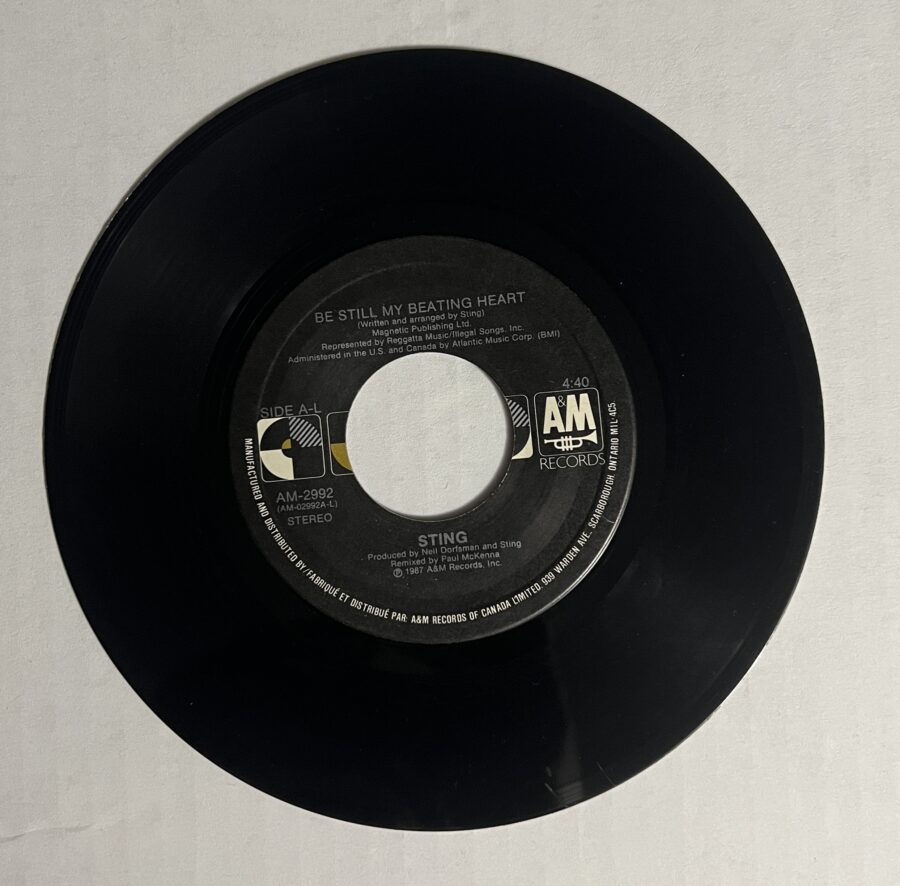 Sting - Be Still My Beating Heart / Ghost In The Strand  **Used 7-inch** - Image 3