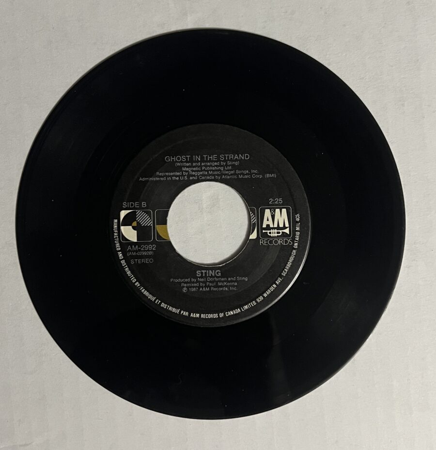 Sting - Be Still My Beating Heart / Ghost In The Strand  **Used 7-inch** - Image 2