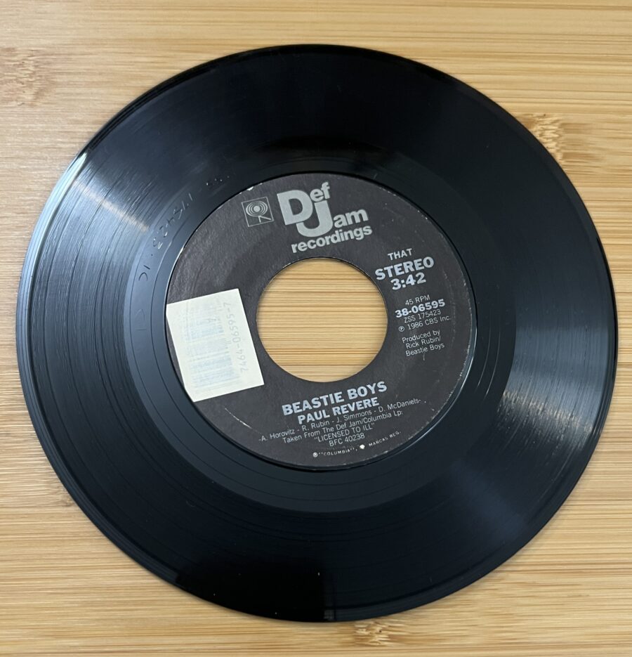 Beastie Boys - (You Gotta) Fight For Your Right (To Party) / Paul Revere **Used 7-inch** - Image 2