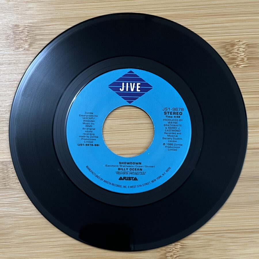 Billy Ocean - Get Outta My Dreams, Get Into My Car / Showdown **Used 7-inch** - Image 2