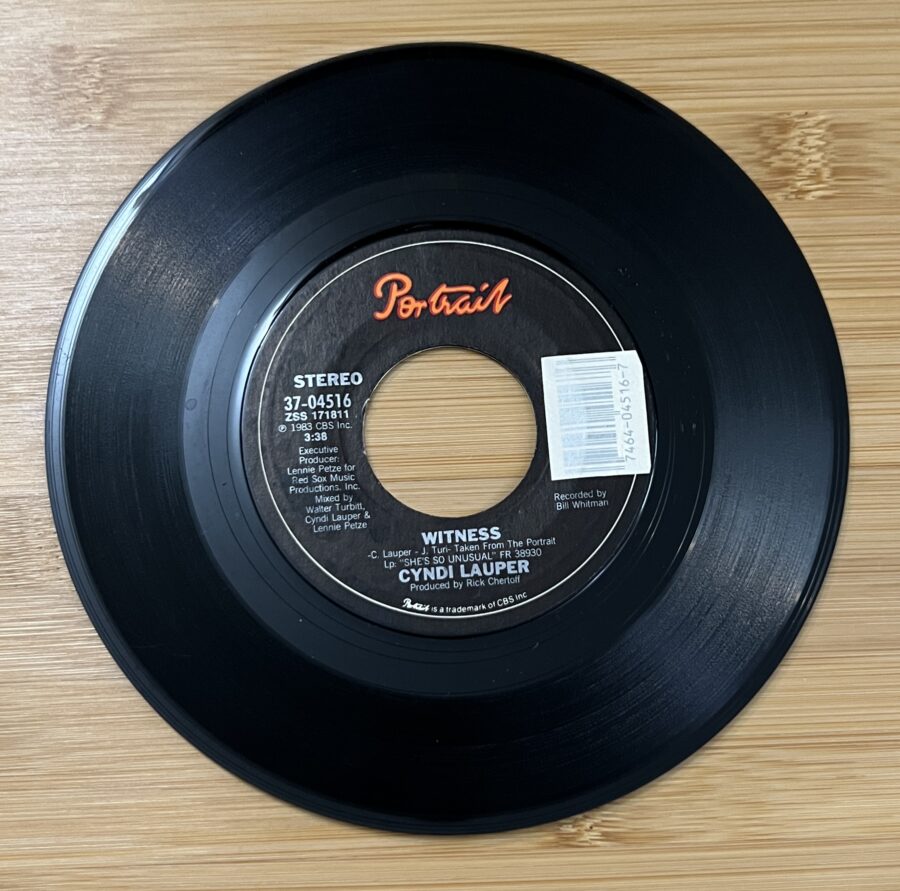 Cyndi Lauper - She Bop / Witness **Used 7-inch** - Image 2