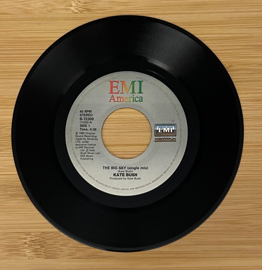 Kate Bush - The Big Sky / Not This Time **Used 7-inch** - Image 2