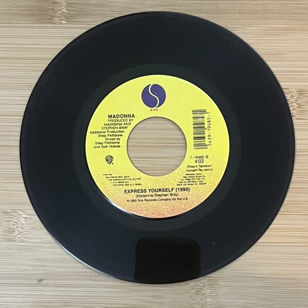 Madonna - Justify My Love / Express Yourself **Used 7-Inch**