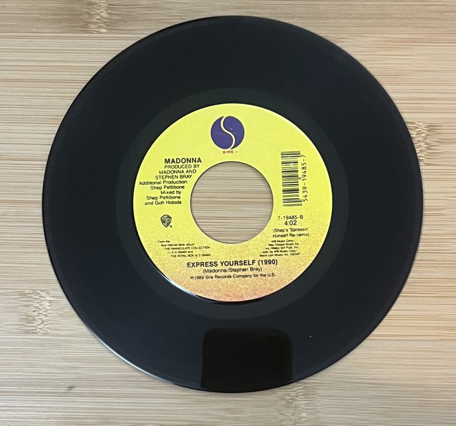 Madonna - Justify My Love / Express Yourself **Used 7-Inch**