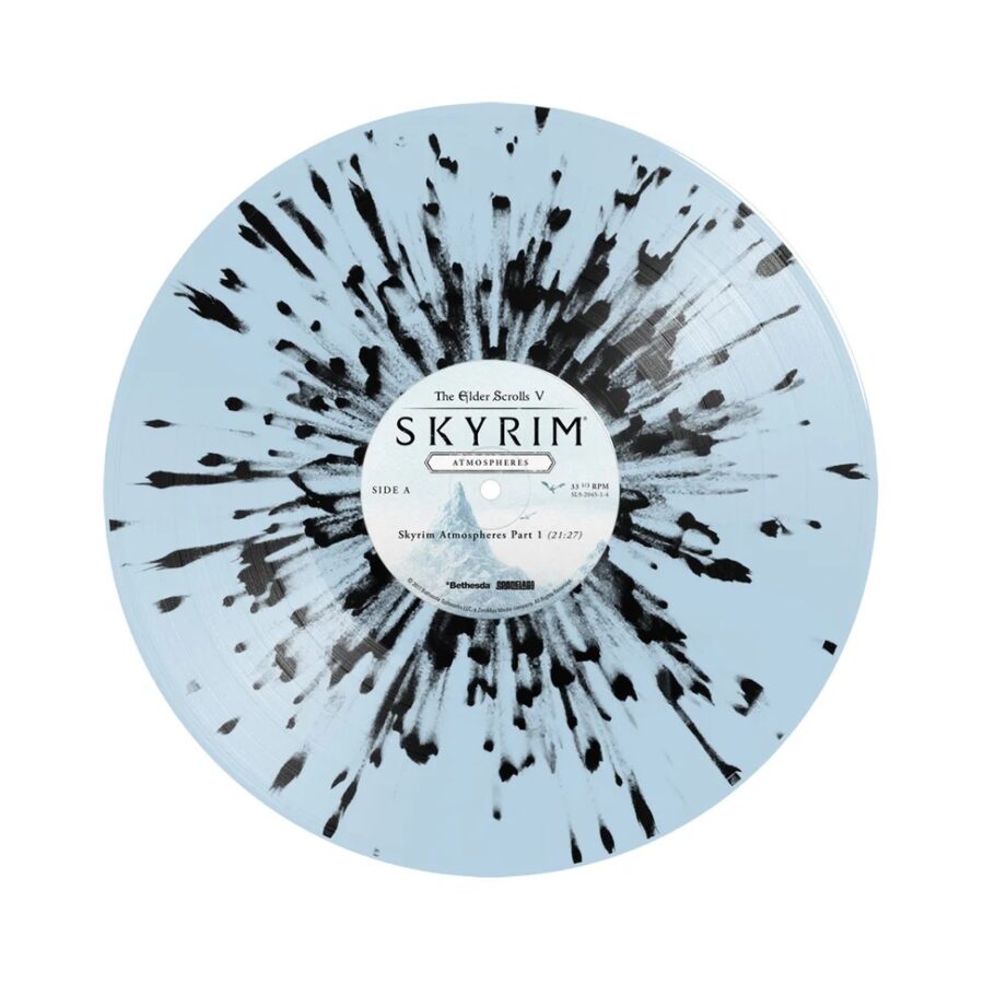 Jeremy Soule - The Elder Scrolls V: Skyrim – Atmospheres (Black and Clear Splatter Vinyl) - Image 4