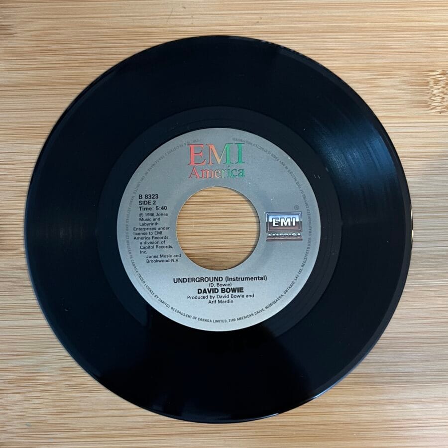 David Bowie – Underground **Used 7-inch** - Image 4